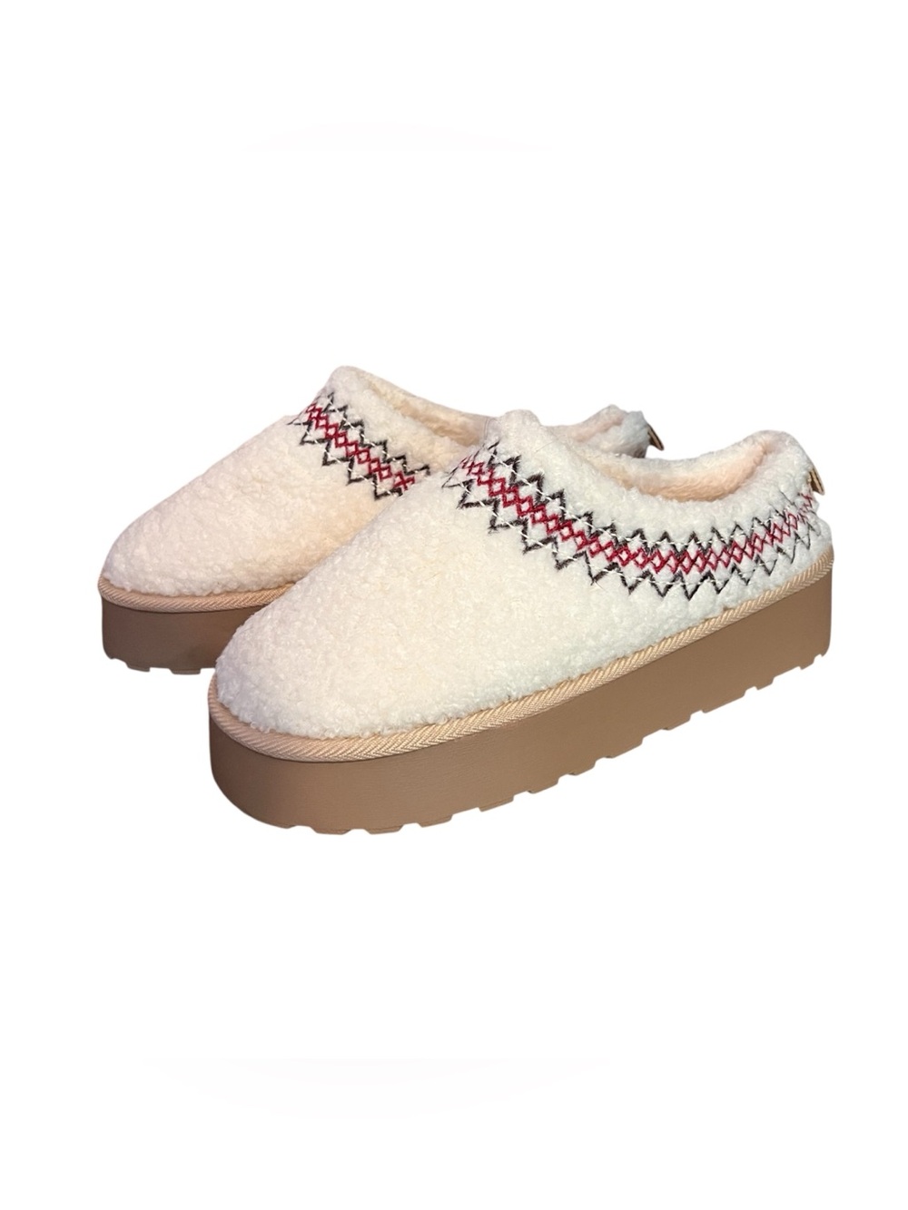 NWT American Eagle Sherpa Platform Slip-On Shoes Women’s Size 9/10